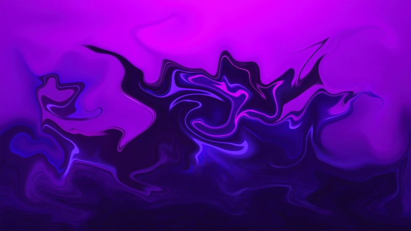 artwork, shapes, liquid, fluid, purple background, 4K, ArtStation, abstract