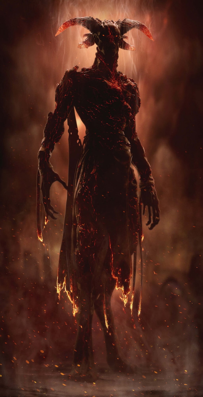 demon, Satan, digital art, Devil, artwork, ArtStation, 1080P