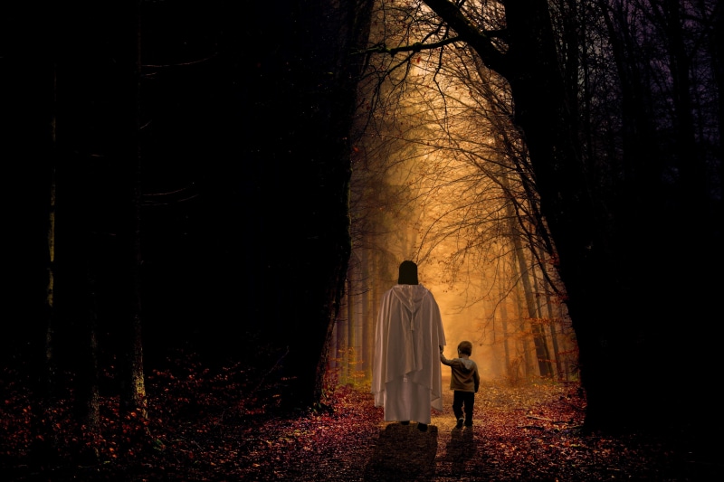 tree, hope, night, jesus, comfort, journey, lead, worship, forest, real people, walking, nature, helping, women, plant, god, guiding, love, road, 5K, child