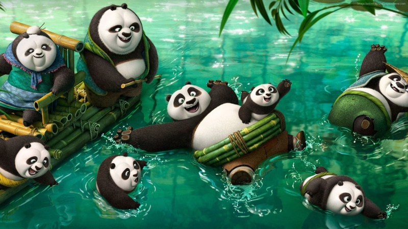 Po family, 1080P, Kung Fu Panda 3
