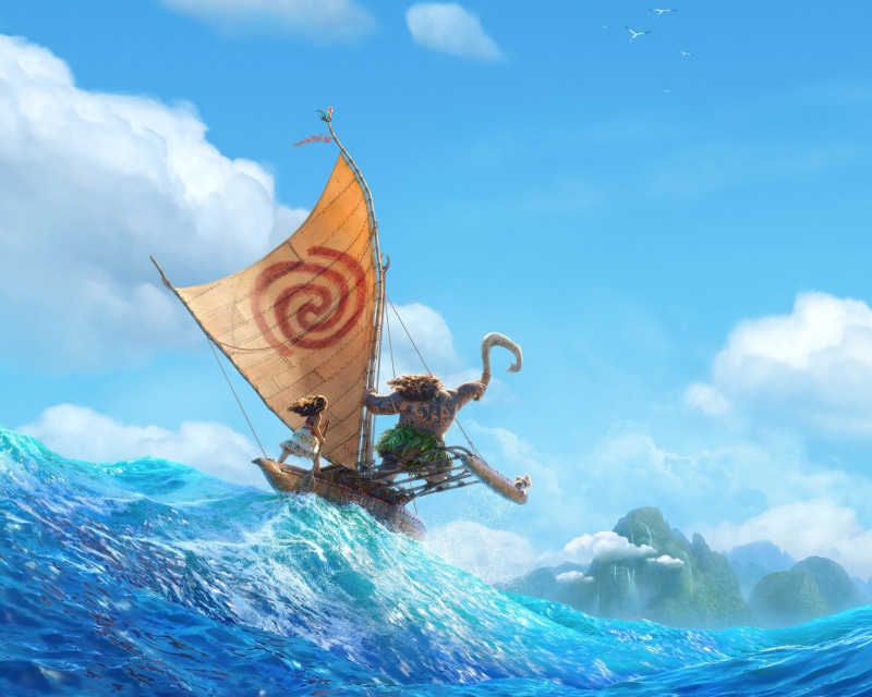 Fantasy, Moana Waialiki, Beautiful, Movie, Female, Maui, Sea, Waves, 2016, Tattoos, Fearless, EXCLUSIVE, Auli i Cravalho, Woman, Adventure, Hawaii, Comedy