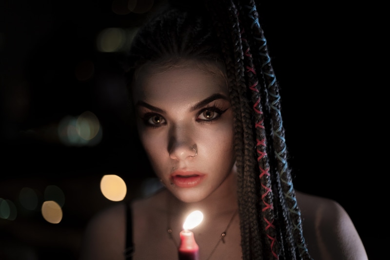 human face, close-up, illuminated, evening, face, portrait, 5K, united states, close, beauty, dreadlock, looking at camera, near, one person, human, s