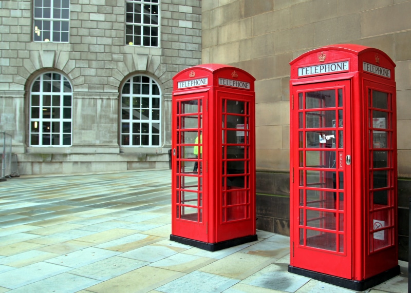 sidewalk, communication, outdoors, footpath, window, built structure, Booth, day, England, text, london - England, english Culture, connection, Phone, uK