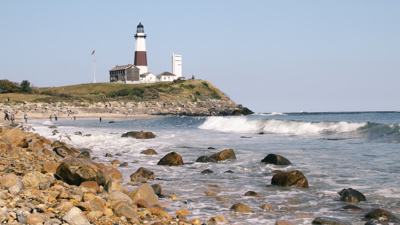ocean, new england, light, built structure, sea, clouds, marine, sky, outdoors, protection, coast, northeast, body, harbor, building exterior, rock, land