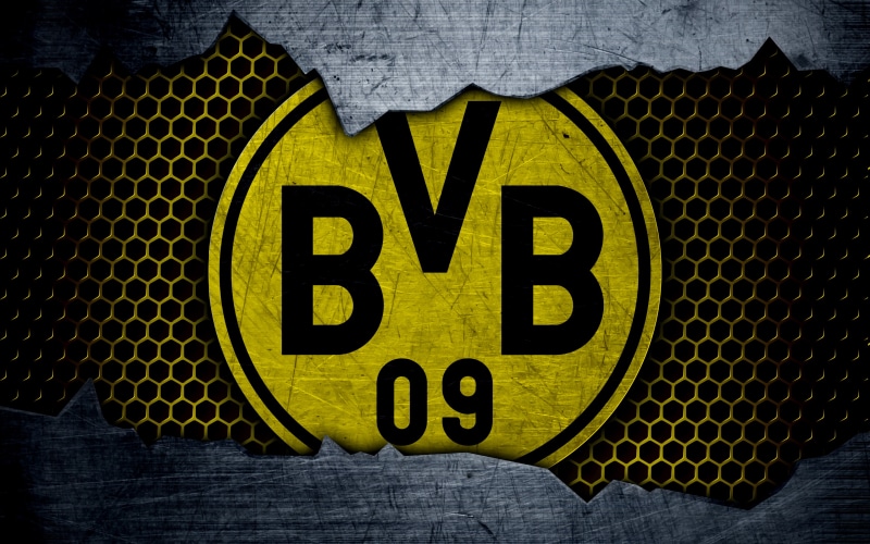 Borussia Dortmund, Logo, Emblem, 4K, BVB, Soccer