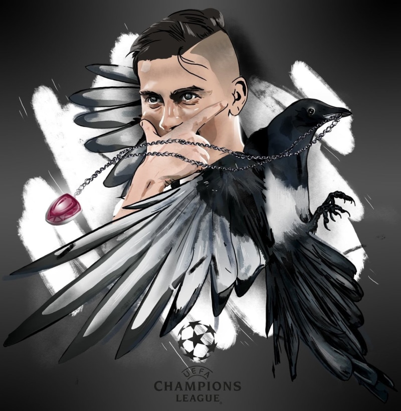 women, 480P, beautiful woman, soccer clubs, animal wildlife, young adult, adult, vertebrate, Paulo Dybala, arts culture and entertainment, portrait, indoors