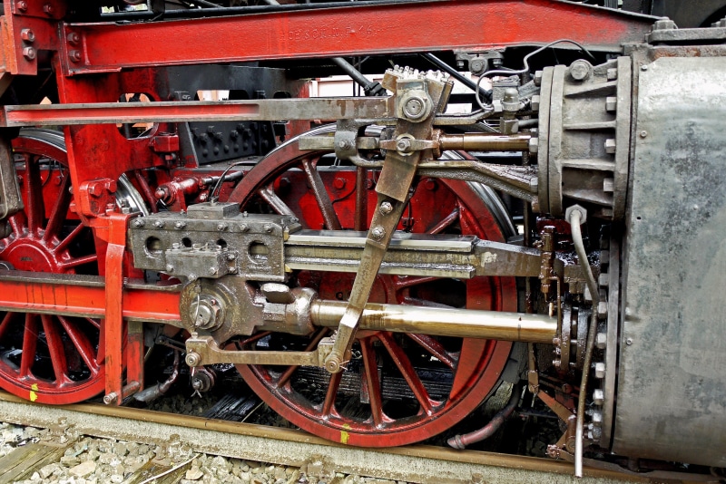 outdoors, blowing wheels, train, steam train, steam locomotive, Right, nostalgia, red, tradition, gerolstein, mode of transportation, transportation, br50