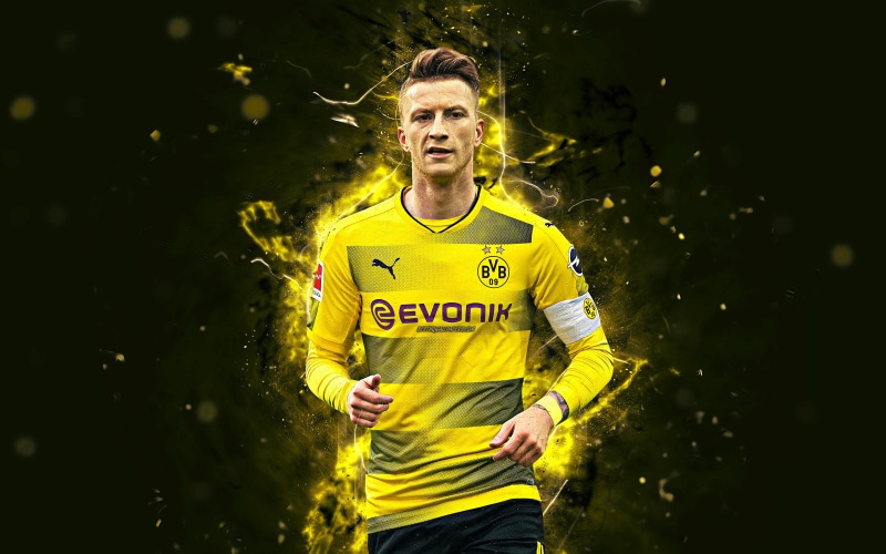 Borussia Dortmund, 4K, German, Soccer, Marco Reus
