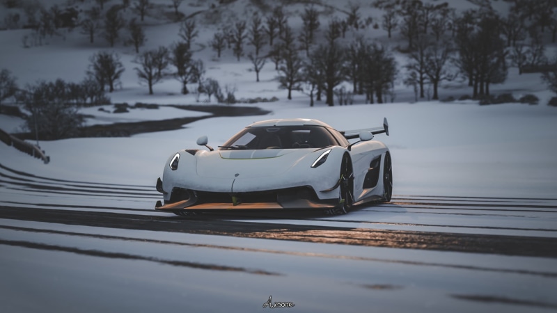vehicle, Forza, Forza Horizon 4, video games, 1080P, car, Hypercar, Koenigsegg, Jesko, Koenigsegg Jesko