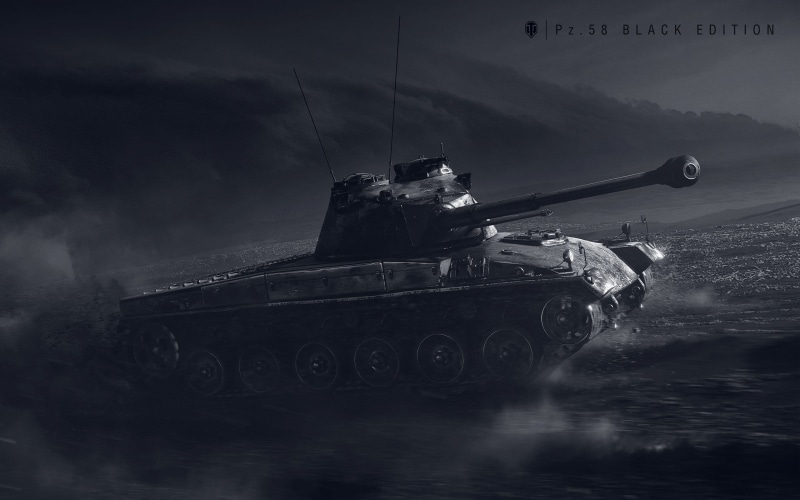 Pz.58 Black Edition, 2K, WoT, Wargaming Net, Tank 58 Mutz, World Of Tanks