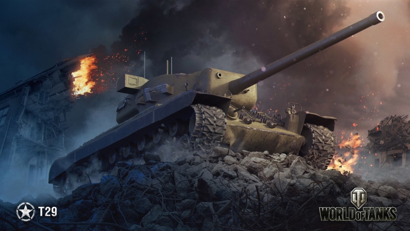 American tank, WoT, World of Tanks, Wargaming, T29, 1080P