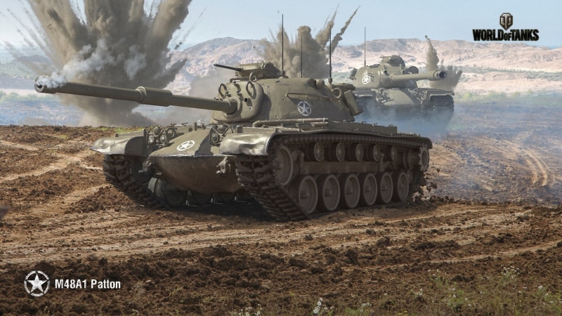 armored tank, government, 1080P, day, army, World of Tanks, field, road, mode of transportation, WoT, outdoors, tank, weapon, land, transportation, Wargaming