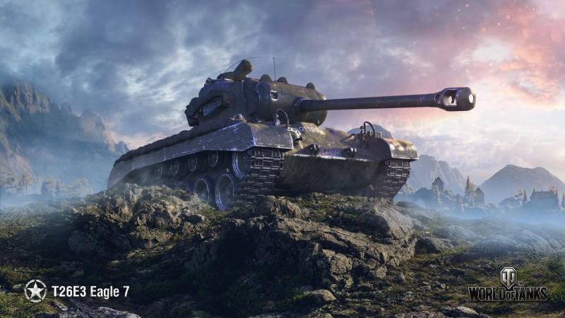 1080P, Wargaming, World of Tanks, T26E3, WoT