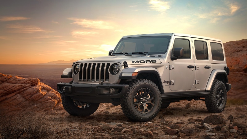 car, Moab, Unlimited, pick-up truck, 2K, travel, sunlight, environment, landscape, 2018, Edition, mode of transportation, off-road vehicle, nature, cloud - sky
