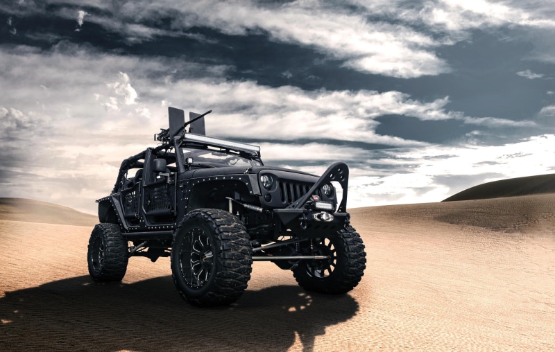 sunlight, 1080P, land Vehicle, landscape, environment, climate, sand, desert, nature, motor vehicle, extreme Terrain, extreme Sports, machine gun, Wrangler