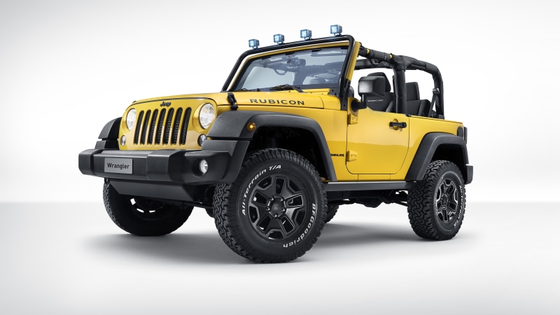 Pickup, Jeep, Star, 4K, Wrangler, Rubicon, Rocks, Yellow