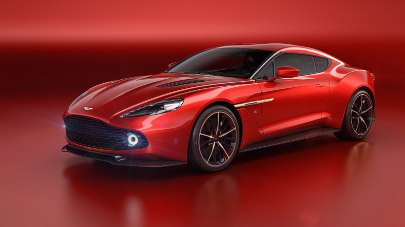 Zagato, Martin, 2016, Vanquish, Aston, 4K, Supercar, Red