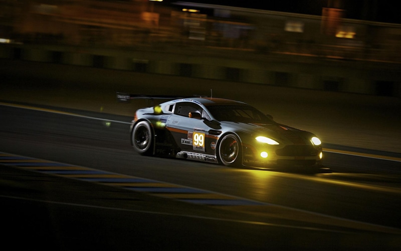 vantage, car, yellow, cars, martin, night, aston, black, 1080P, aston martin, white, race