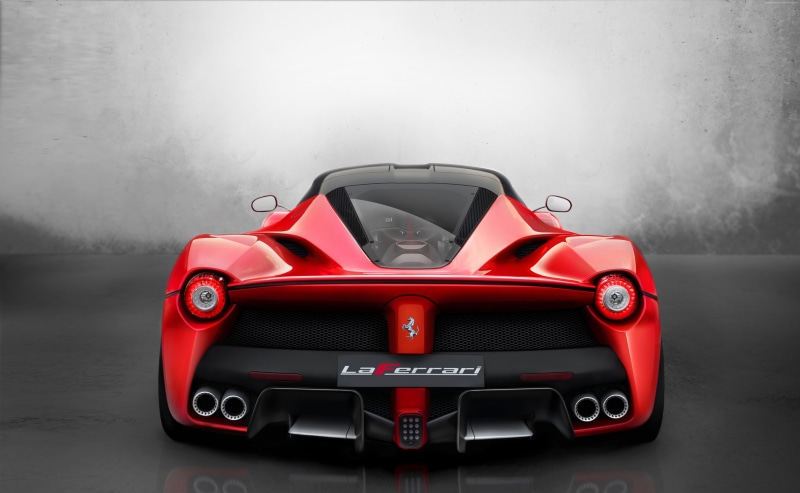 limited edition, sports car, F70, hybrid, F150, Ferrari LaFerrari, 5K, supercar, back, Ferrari