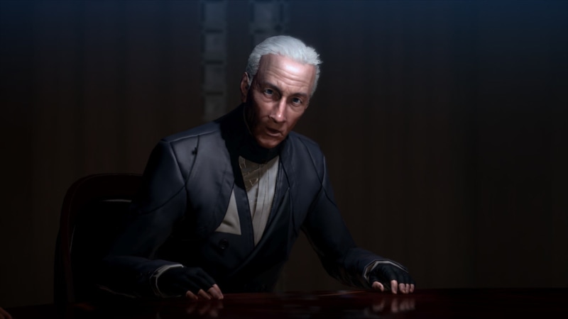 aggression, 1080P, dark, front view, sitting, males, one person, studio shot, serious, indoors, Deus Ex: Mankind Divided, adult, waist up, men, mature adult