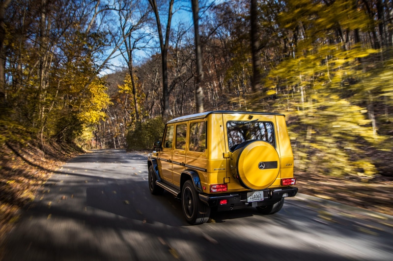 rear view, Mercedes-Benz, autumn, 2017, Gelandewagen, 4K, AMG, G-Class, Colour Edition, G63