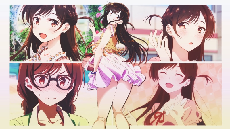anime girls, Okarishimasu (Rent-a-Girlfriend), anime, Ichinose Chizuru, Kanojo, Chizuru Mizuhara, 1080P