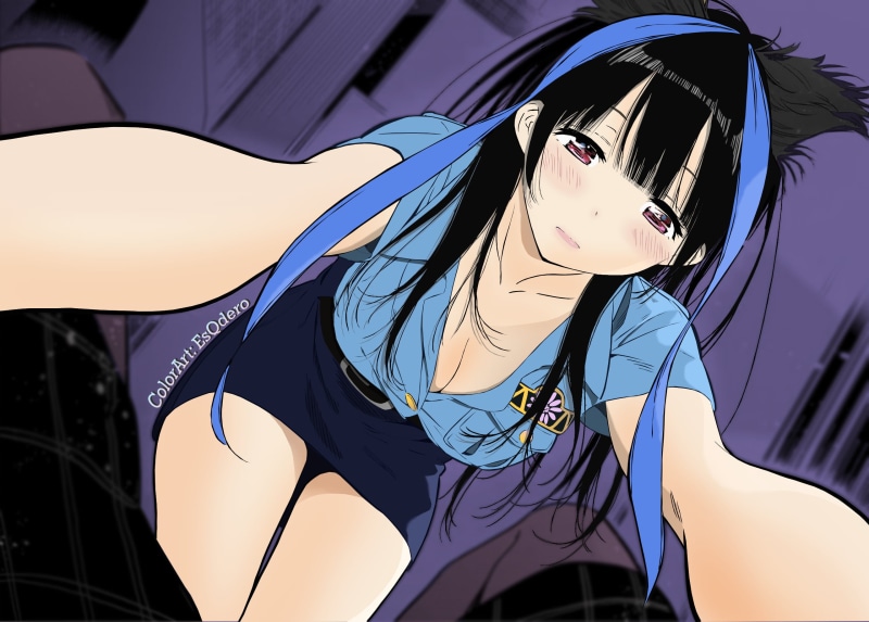 artwork, Kanokari, black hair, anime girls, Kanojo, anime, 2K, Okarishimasu (Rent-a-Girlfriend), Mini Yaemori