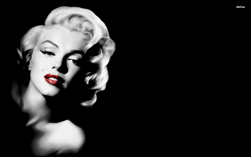 marilyn, celebrity, 1080P, marilyn monroe, picture, monroe, hollywood, white, celebrities, black