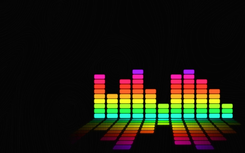 music, colorful, 1080P, audio spectrum, abstract, DJ