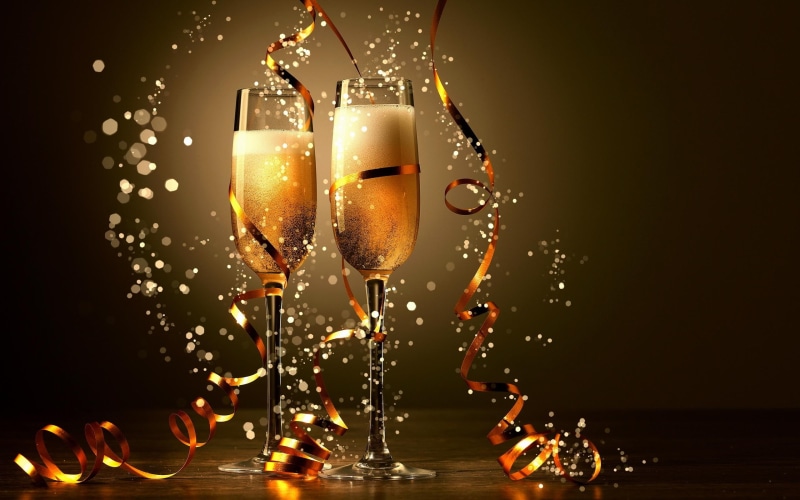 toast, champagne, nice, new year, lovely, celebrate, wine, beautiful, 2K, happy new year, celebrating, sparkling
