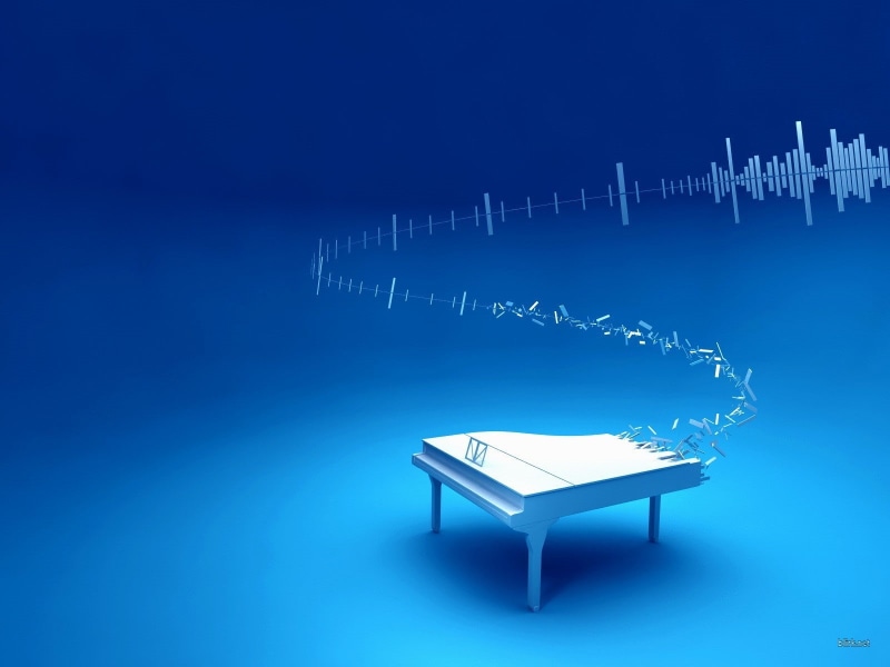 music, 720P, audio spectrum, piano