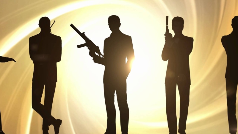 007, hd, silhouette, movies, bond, james, 1080P