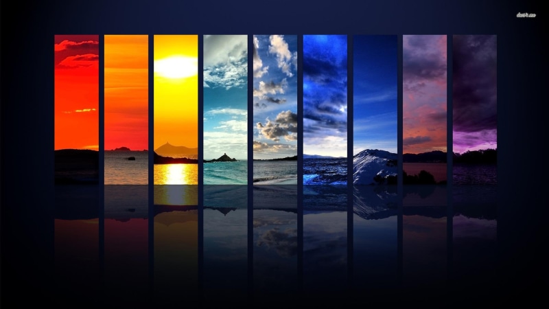 cloud, night, sea, colorful, sky, weather, many colorful sky and sea, kinds, abstract, coll, nature, 1080P, many, painting, feel, emotion, other