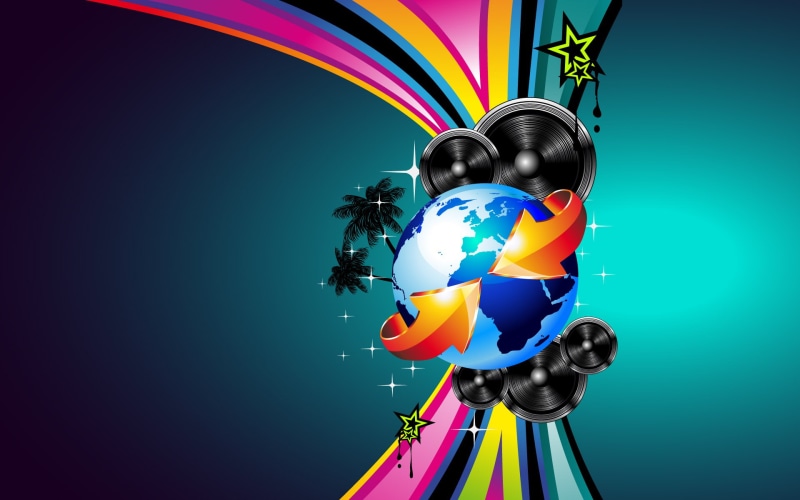 1080P, earth, vector and design, vector, music