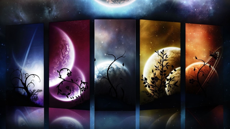 space, 1080P, galaxy, graphics, universe, planets, art, artwork, modern art, darkness, spectrum, solar system