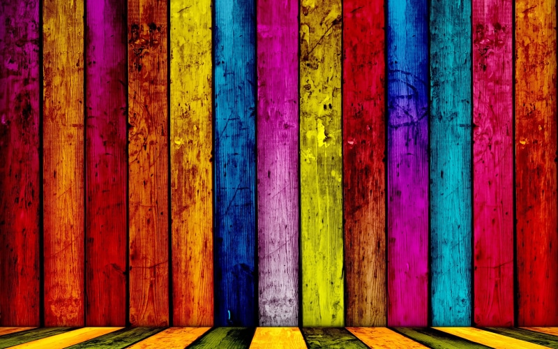 3d and abstract, 2K, wooden, colors, colorful
