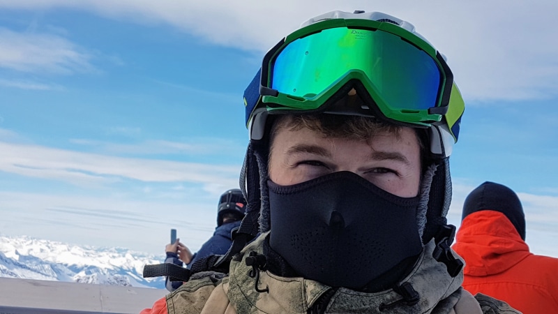 adventure, eyes, ski mask, winter sports, ski holidays, leisure activity, moment, men, clothing, cold, snow, one person, front view, warm clothing, winter