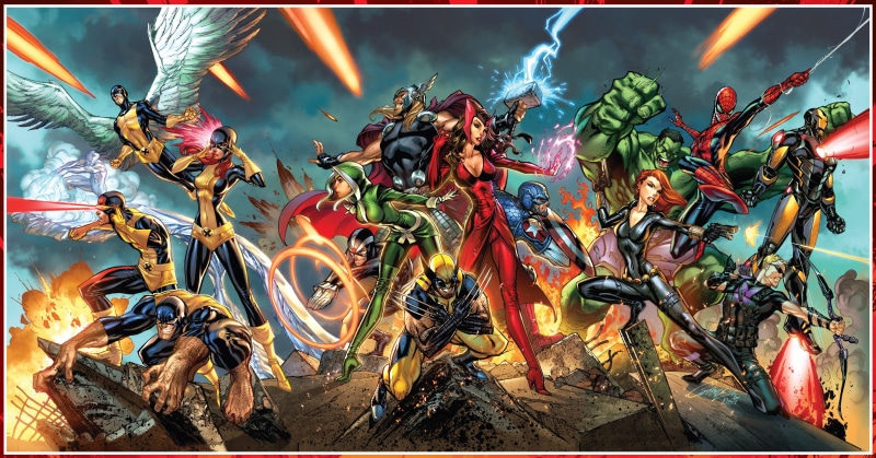 Thor, X-Men, Rogue (character), Spider-Man, Hulk, Uncanny Avengers, Silver Surfer, Black Widow, Iron Man, Hawkeye, Cyclops, The Avengers, 4K, Wolverine