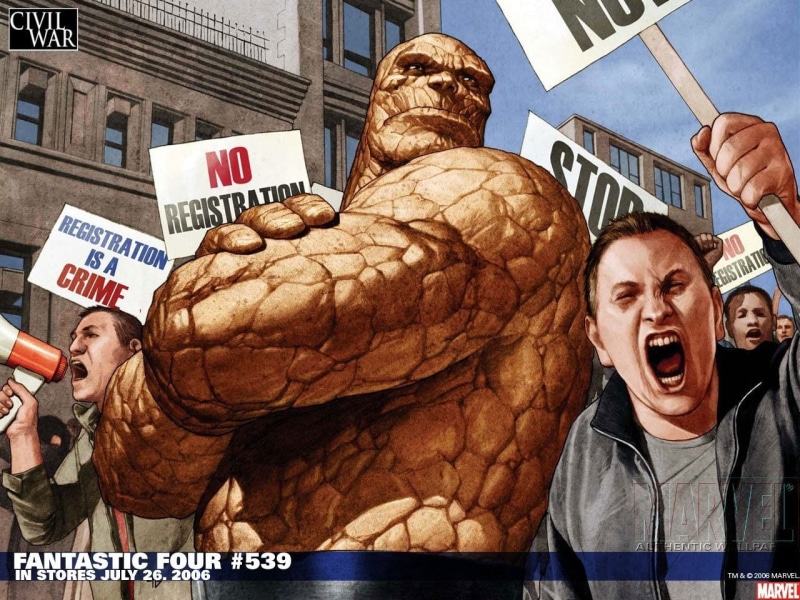 Fantastic Four, Comics, Marvel Comics, Thing (Marvel Comics), Ben Grimm, 720P