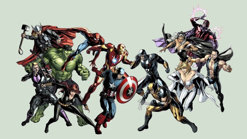 Iron Man, Hawkeye, 1080P, Sub-Mariner, Wolverine, Spider-Man, Emma Frost, Hulk, Magneto (Marvel Comics), Black Widow, Storm (Marvel Comics), Marvel Comics