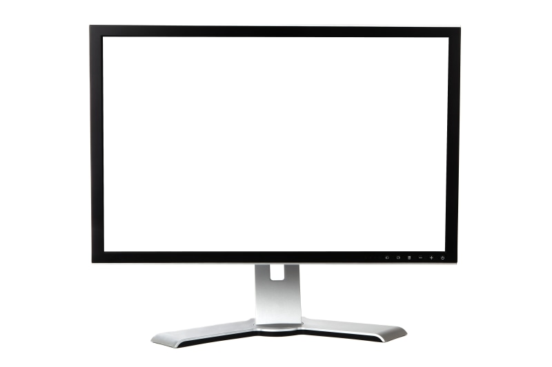 equipment, technology, no people, blank, computer, front view, visual, office, high Definition Television, screen, video, liquid-Crystal Display, white