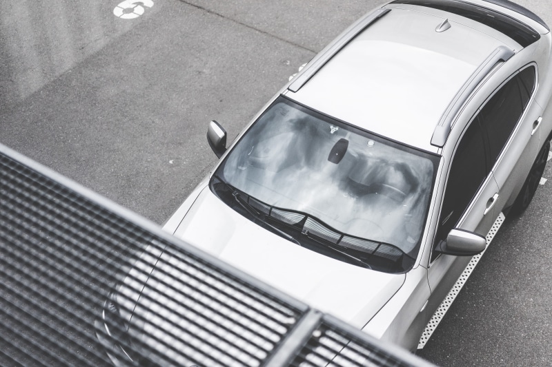 mode of Transport, Building, automotive, outdoors, Car, glass - material, 4K, technology, street, mirror, headlight, parking, metal, SUV, city, motor vehicle