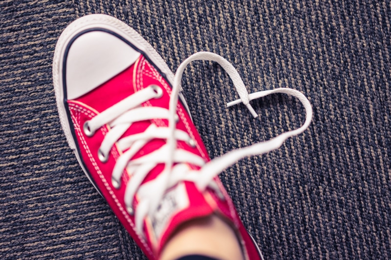 sweet, selective focus, signal, body part, human body part, love, girl, high angle view, feelings, clothing, city, lovely, human leg, one person, shoelaces