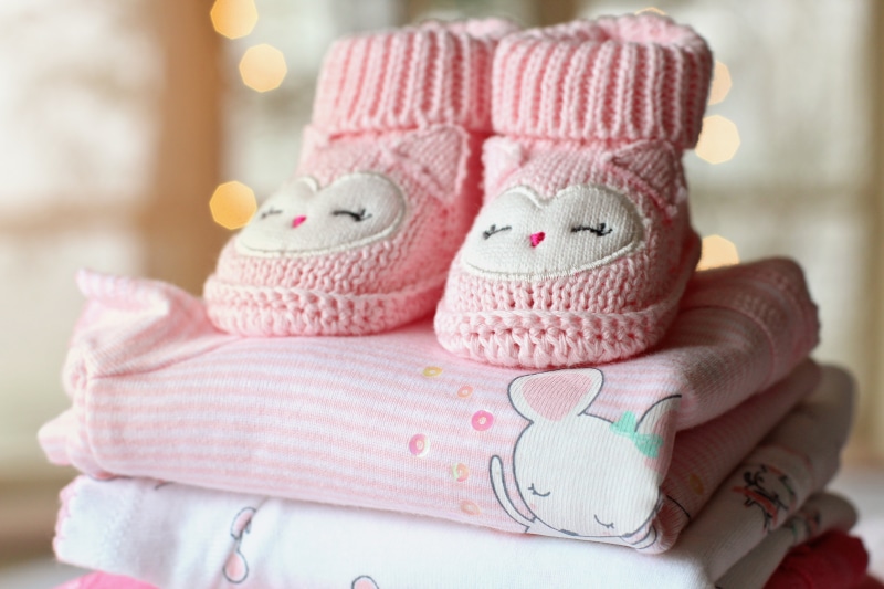 new, toddler, precious, pair, mitten, small, sweet, celebration, baby girl, girl, baby shower, pastel, white, childhood, close-up, 5K, people, pink, adorable