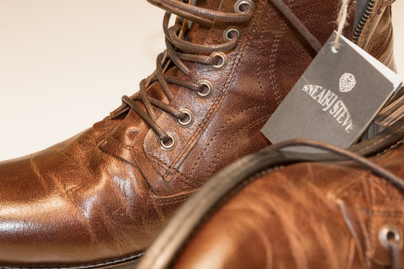 Footwear, lace, studio shot, Brown, shiny, boot, shoelace, male, day, Retro, Leather, arts culture and entertainment, men, luxury, elegance, still life