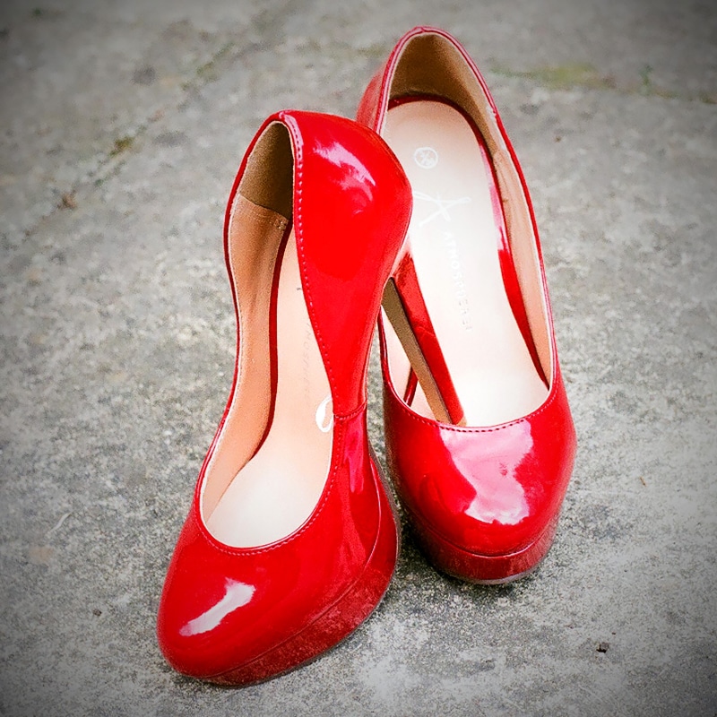 women, Female, color, glamour, day, patent, leather, close-up, compatibility, 5K, two objects, city, heel, stiletto, street, Fashion, personal accessory