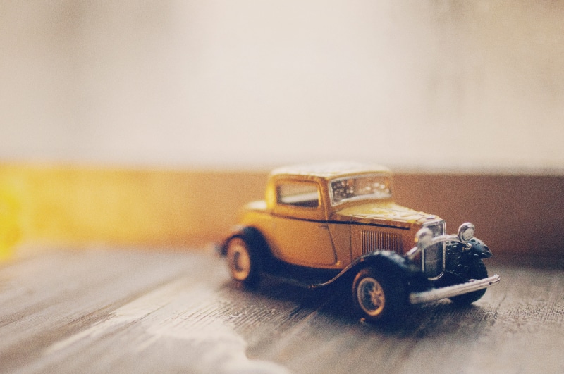 coupe, small, gray, transportation, dirt road, road, play, cast, vintage, jeep, selective, wood - material, miniature, selective focus, fun, innocence