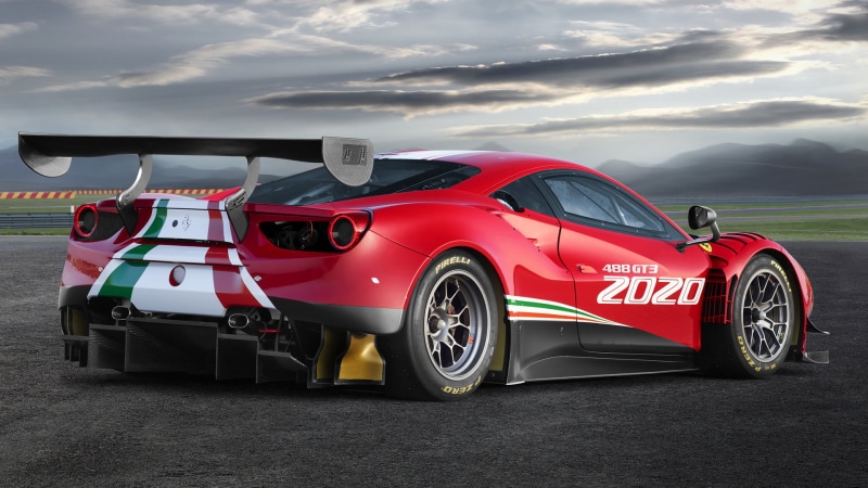 Sport Car, 1080P, Car, Ferrari 488 GT3 Evo, Red Car, Race Car, Vehicles