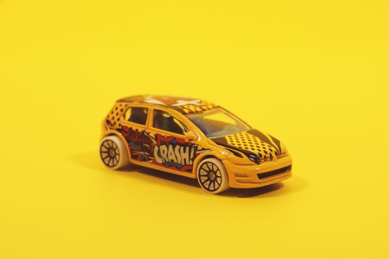 studio shot, toddler, no people, 5K, collection, little, drive, vehicle, die, transportation, cast, yellow background, activity, toy car, fun, transportation system