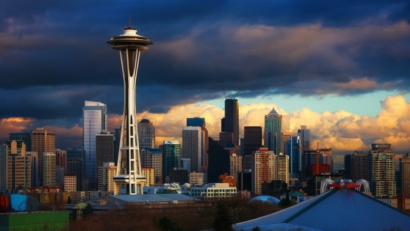 urban skyline, landmark, architecture, metropolitan area, modern, landscape, skyscraper, building exterior, nature, built structure, tower, dusk, outdoors